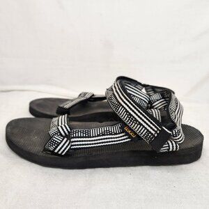 Teva Original Universal Sandal Womens Size 7 Black White